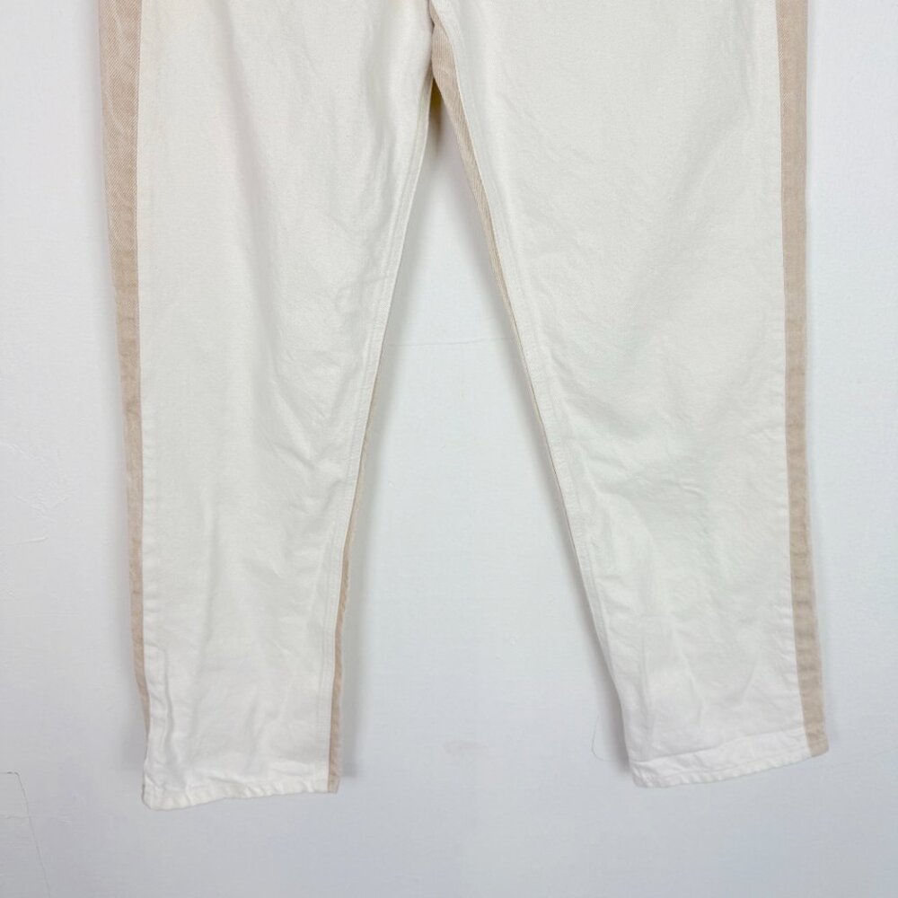 Reformation Sandy Tonal Reworked High Rise Relaxed Straight Jeans Size 25 GUC - Picture 4 of 11